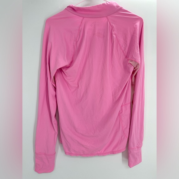 Lilly Pulitzer Luxletic Marion Mesh Panel Half-Zip Sunguard Pink Size Medium - Picture 4 of 9